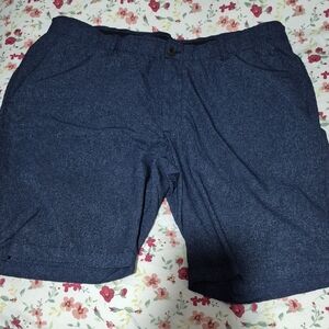 Under Armour Dark Blue Flat Front Shorts